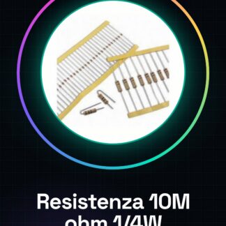 50 Pezzi Resistenza 10M ohm 10000000 ohm 1/4w 1/4 w 5%