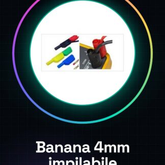 Bananenstecker 4mm stapelbar, dauerhaft und sicher, verschiedene Farben