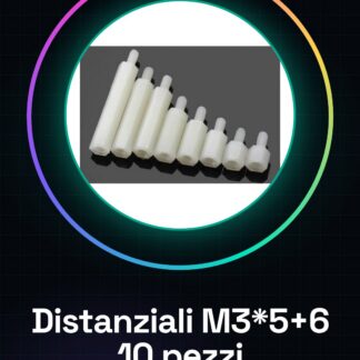 10 Pezzi Distanziali M3*5+6