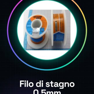 Solder, 0.5MM fine Stagno, Stagno 100 g active