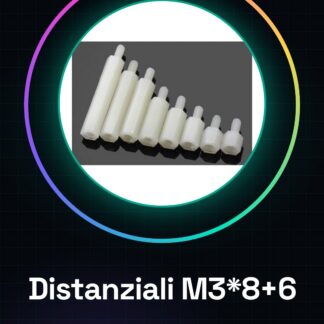 10 Pezzi Distanziali M3*8+6