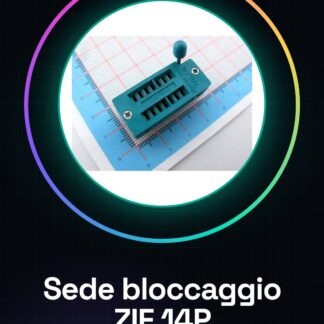 Sede di bloccaggio 14P, sede di prova 14PIC, sede live 14P, base chip, presa IC