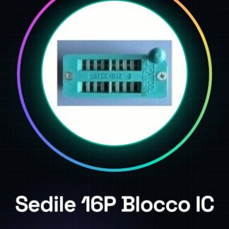 16P sedile di bloccaggio, blocco IC, sedile di prova 16PIC, sedile live 16P, base chip, presa IC