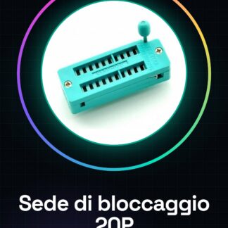 Sede di bloccaggio 20P, blocco IC, sede di prova 20PIC, sede live 20P, presa IC