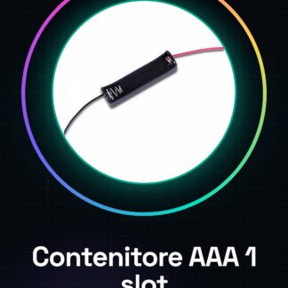 1 slot AAA contenitore batterie