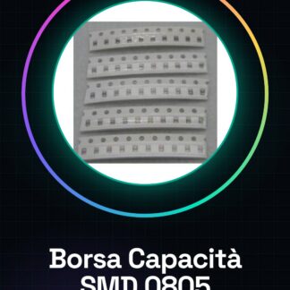 0805 Borsa capacità SMD 102-104 10 Pezzi da 10 tipi: 102 (1000P) 222 (2200P) 332 (3300P) 682 (6800P) 103 (0.01UF) 472 (4.7NF)