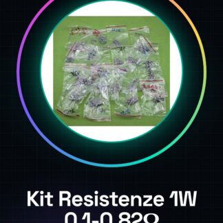 1 w Resistenze kits 0.1R - 0.82R, 10 Pezzi of 8kinds: 0.1? ,0.22,0.27?,0.33?,0.5?, 0.56?,0.68?,0.82? 1 w Resistenze kits 0.