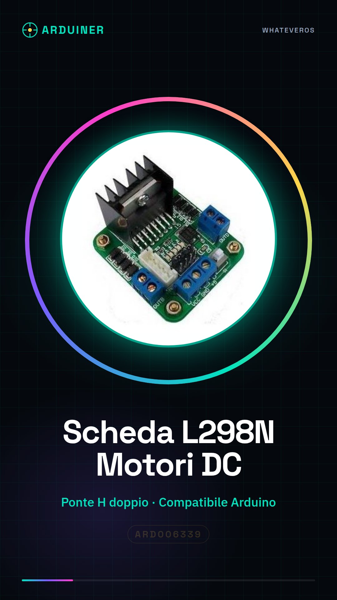 DC Schrittmotor Steuerkarte Modul L298N Doppelt H-Bridge für Arduino