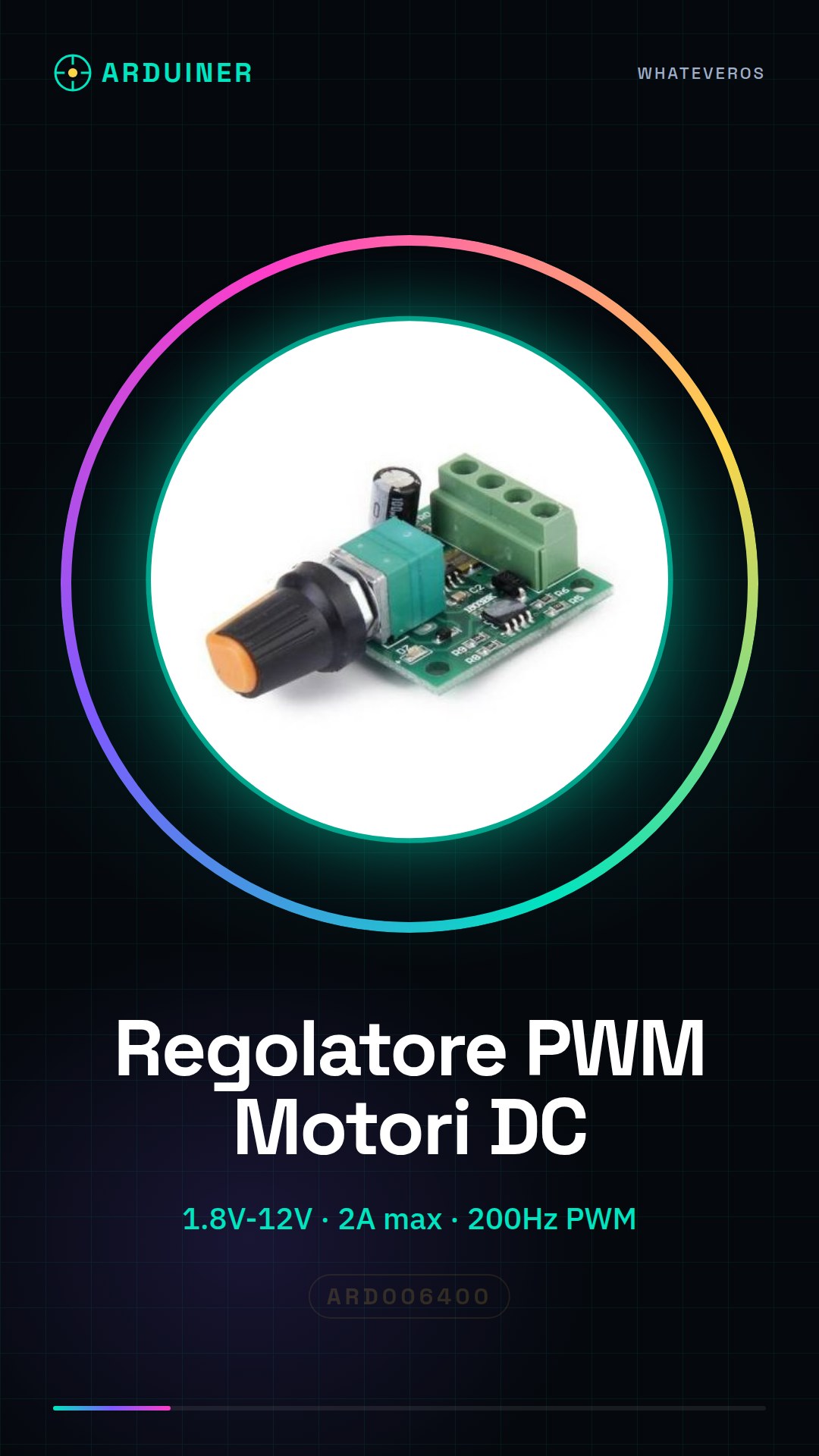 PWM Motorgeschwindigkeitsregler für niedrige Spannungen 1.8V 3V 5V 6V 12V 2A Motor Speed Controller PWM