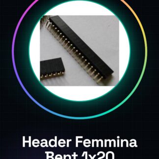 5 Pezzi 1*20P 2.54mm Bent Pin Header Femmina Connettore Plug