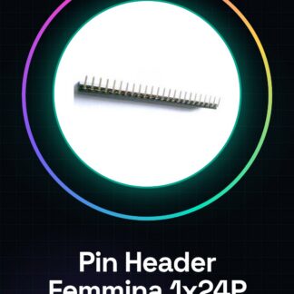 2 Pezzi 1*24P 2.54mm Bent Pin Header Femmina Connettore Plug