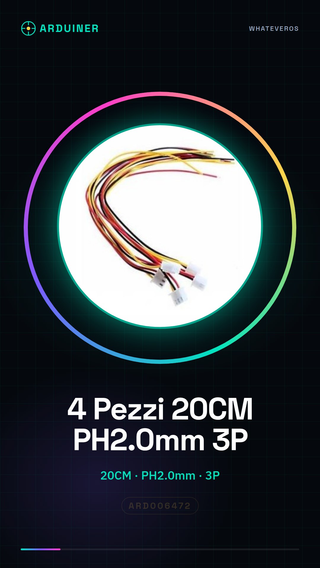 4 Stk 20CM PH2.0mm 3P