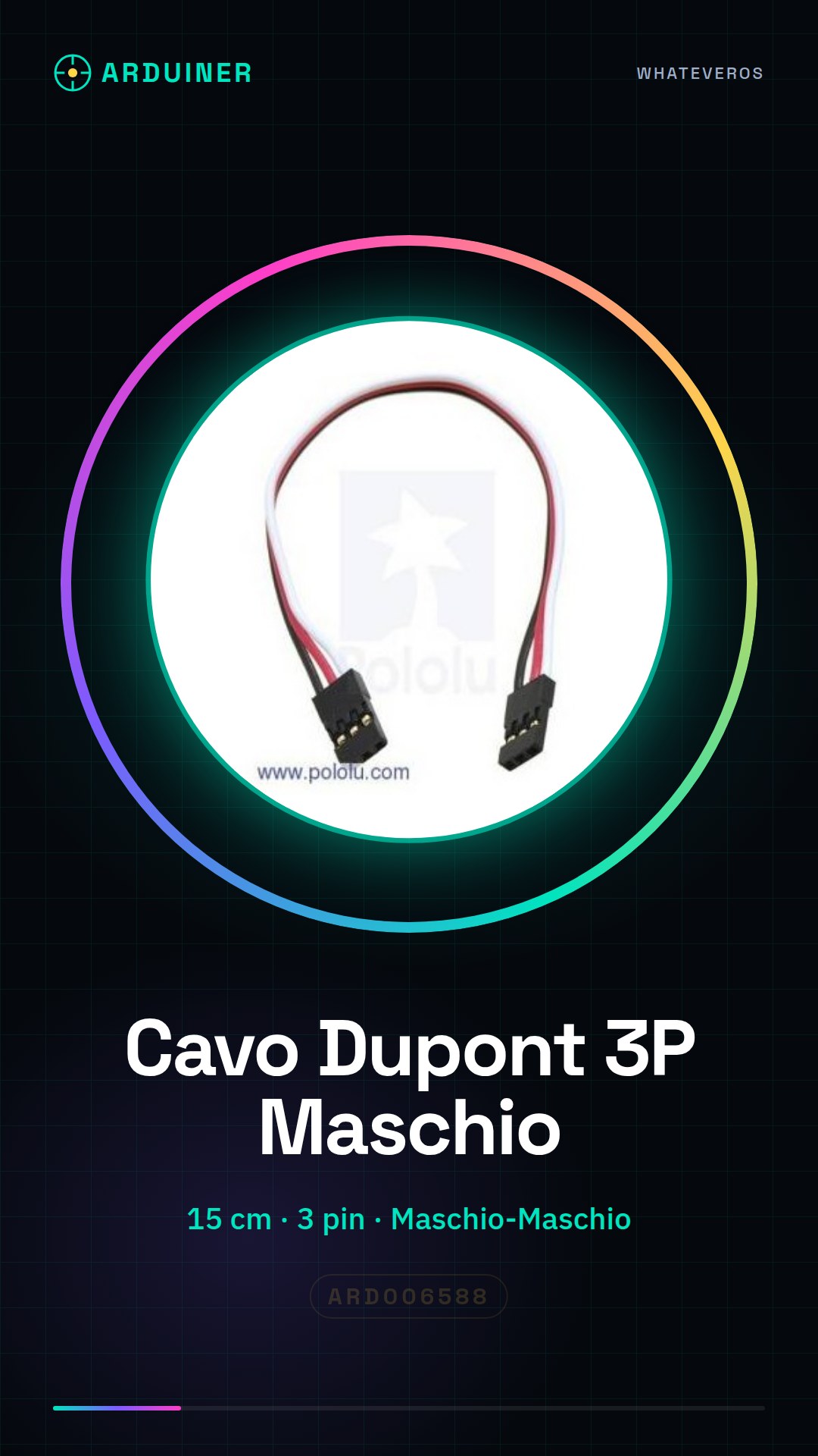 15CM Dupont-Kabel 3P M-M Parallel 3-Pin Sprungkabel für Arduino 3D-Drucker