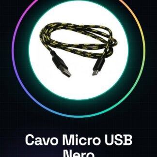 Black Micro USB Nylon Cable