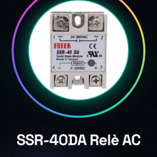 SSR-40DA SSR stato solido Relè Modulo Uscita AC 90-480V Ingresso per DC 3-32V 40A
