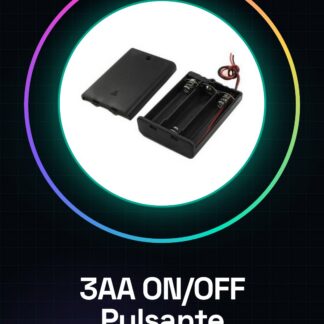3AA ON/OFF Pulsante 3x1.5V AA Batteria Holder Case With ON/OFF Pulsante