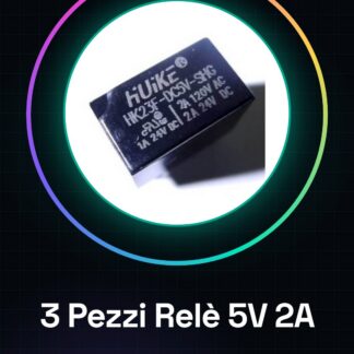3 Pezzi Relè 5V 2A HK23F-DC5V-SHG