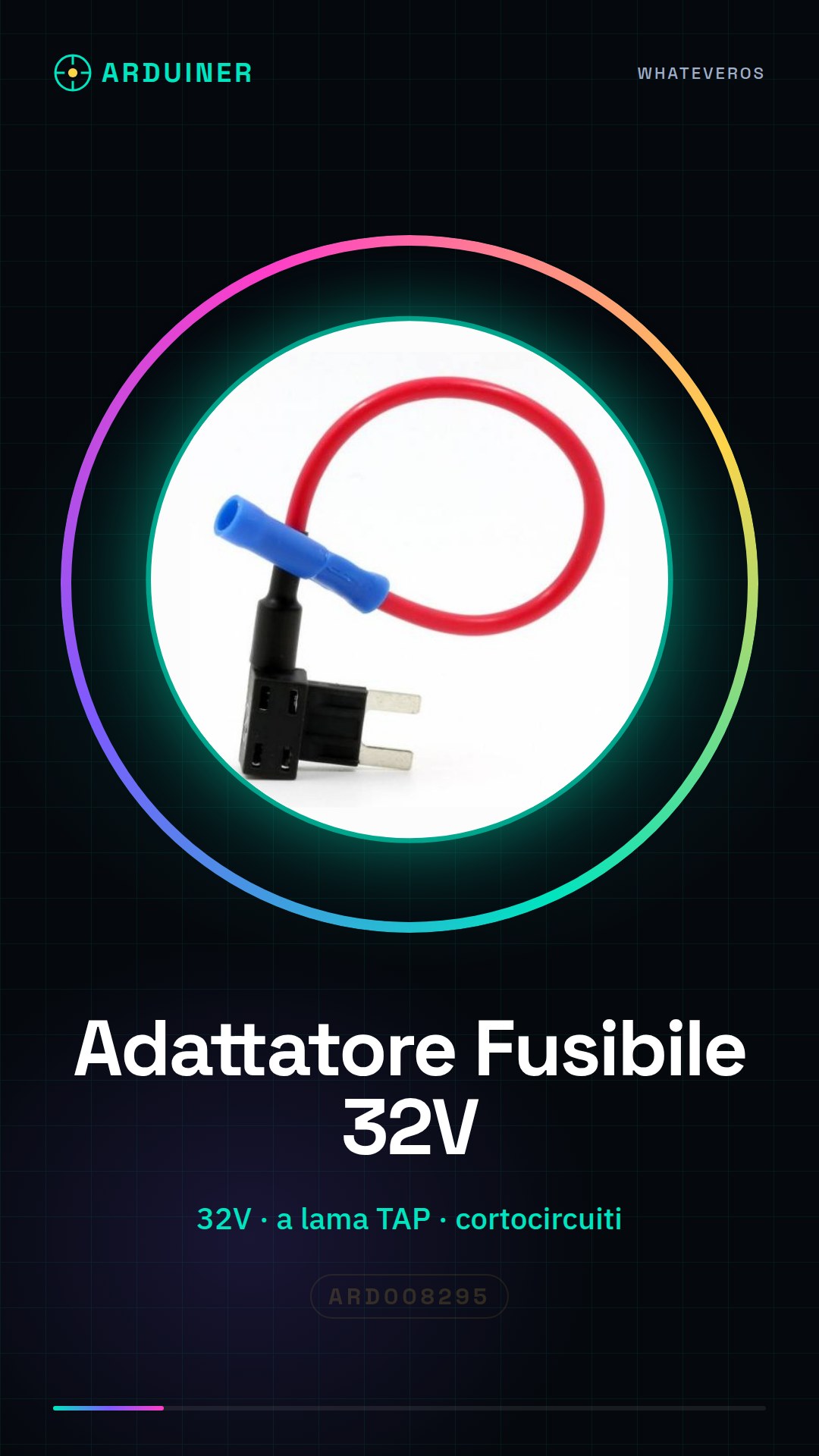 32V Tap Add-A-Circuit Blade Fuse Adapter ATM APM