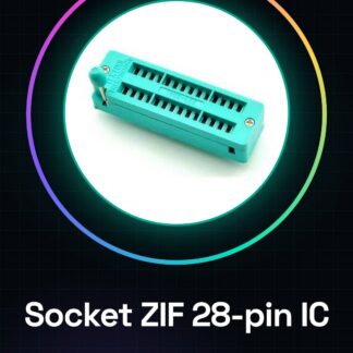 28-pin ZIF test socket IC Corpo stretto 228-3341