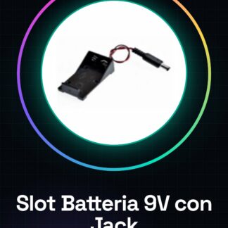 Slot Per Batterie 9V con Uscita jack alimentazione
