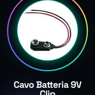 2 Pezzi Cavo connettore Batteria 9V clip snap op Arduino