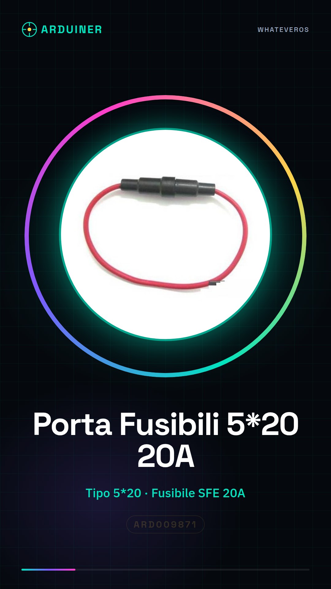 Porte-fusibles en ligne 5*20 pour cartouches SFE 20A