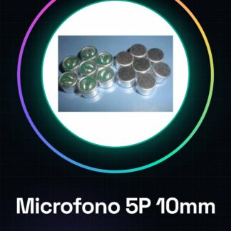 5 Pezzi Microfono Alta Sensibilità Diametro 10mm*6.5mm