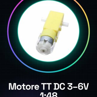 Motore TT DC 3 - 6V Doppio Asse Riduzione 1:48 Smart Car, Rover, Robot