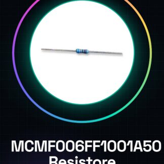 50 Pezzi MCMF006FF1001A50 Resistore Foro Passante, Serie MCMF, 1 kohm, 600 mW, ± 1%, 250 V, Conduttori Assiali 1K 0.5W