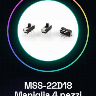 4 Pezzi MSS-22D18 Maniglia MSS22D18 a sei file in linea 2MM 6P pull slide Pulsante