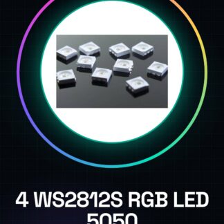 4 Pezzi WS2812S RGB SMD 5050 SOP 6 PIN LED con integrato controller DC 5V
