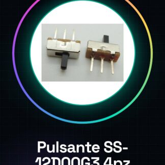 4 Pezzi SS-12D00G3 2 posizioni SPDT 1P2T Pannello per PCB verticale a 3 pin Pulsante per breadboard