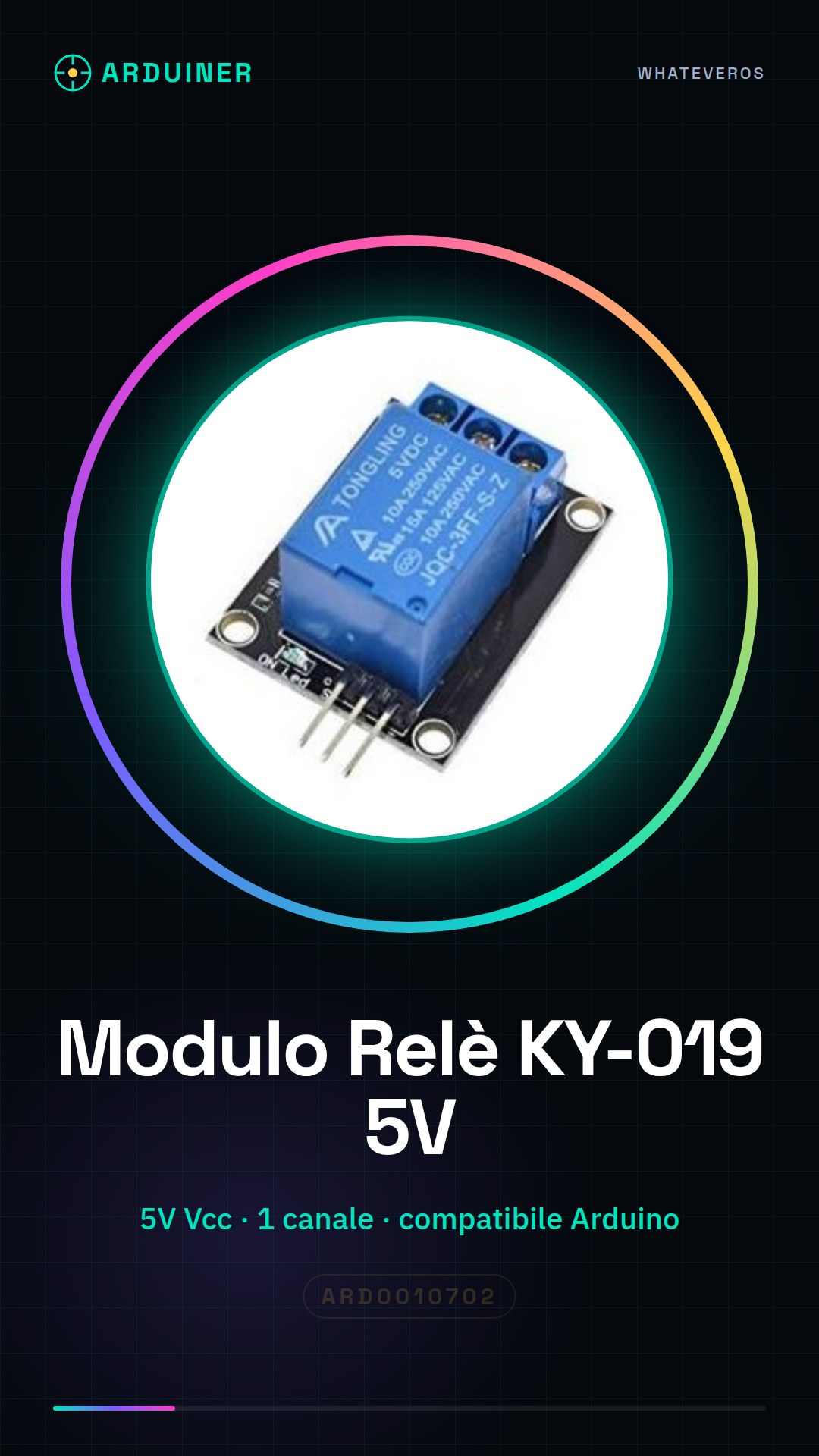 Module relais 5V 1 canal KY-019