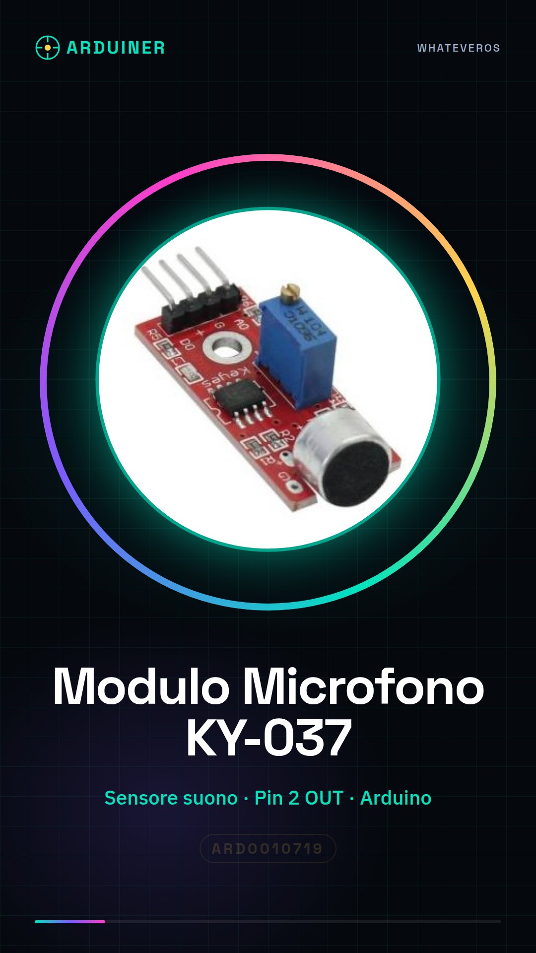 Module capteur microphone sensible KY-037
