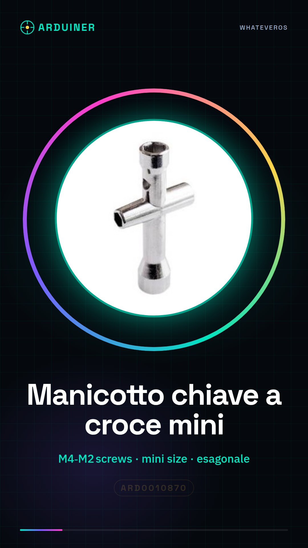 Manchon pour clé à douille hexagonale mini M4 / M3 / M2.5 / M2
