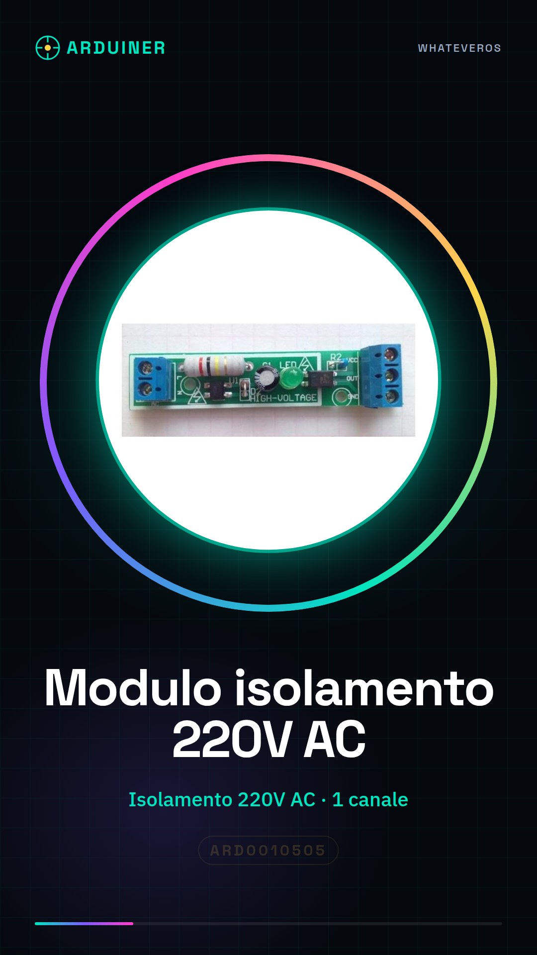 Optocoupler Isolation Module 1 Channel 220V AC