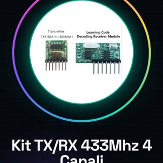 TX/RX 433 MHz 4 Kanal Fernsteuerung Kit mit Lernknopf
