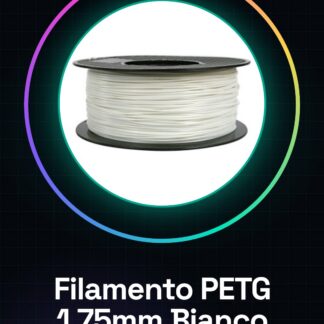 Filament PETG 1.75mm 1KG Blanc Haute Qualité Consommable pour Imprimantes 3D