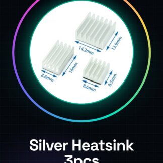 Silver Aluminum Heatsink 3pcs/set for Raspberry PI 4B dissipatori