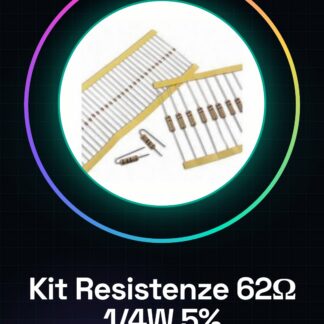 62 Ohm 1/4W 5% Resistors Kit - 50 Pieces