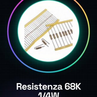50 Pezzi Resistenza 68K ohm 68000 ohm 1/4w 1/4 w 5%