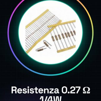50 Pezzi Resistenza 0.27 ohm 1/4w 1/4 w 5%