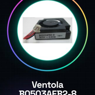 Ventola B0503AFB2-8 Mis. 30x30x10 5V 0.13A 0.65W