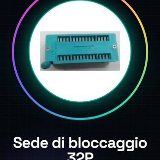 Sede di bloccaggio 32P, IC Block, sede di prova 32PIC, corpo largo, sede live 32P, presa IC
