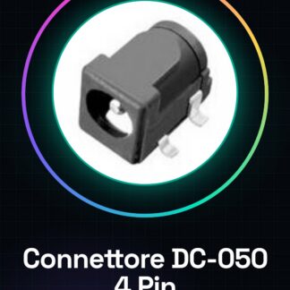 3 Pezzi Connettore Alimentazione DC-050 Socket 4 Pins 5.5*2.1mm