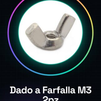2 Pezzi Dado a Farfalla M3 MultiUso