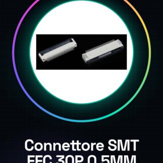 2 Pezzi Connettore SMT da circuito stampato per cavo piatto FFC 30P 0.5MM