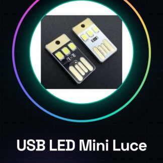 USB LED Mini Luce portachiavi 3 LED