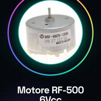 Low Profile Electric Motor, 2700rpm 6Vcc RF-500