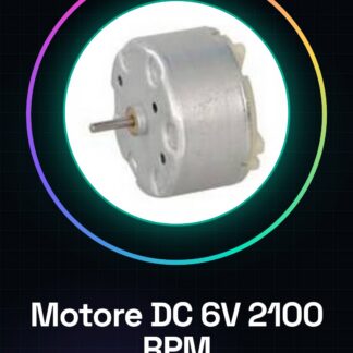 6 Volt DC Motore - 2100 RPM: Nichio Taiwan Corp., RF-500TB-12560-R